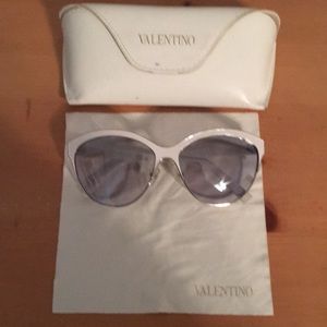 Authentic Valentino White Sunglasses